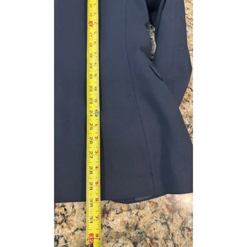 Topman Men’s Skinny Fit Navy Blue Solid Two Button Sport Coat Blazer 36R NEW